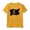 Maglietta con Teschio e Bandiera Pirata Jolly Roger Crossbones - T-shirt Pirati Divertente da Donna e Uomo