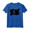 Maglietta con Teschio e Bandiera Pirata Jolly Roger Crossbones - T-shirt Pirati Divertente da Donna e Uomo