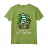 St Patrick Lucky Gnome Peace Funny Paddys Pattys Day Papà Uomini Maglietta - Regalo divertente per Giorno di San Patrizio - Costume Irlandese