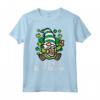 St Patrick Lucky Gnome Peace Funny Paddys Pattys Day Papà Uomini Maglietta - Regalo divertente per Giorno di San Patrizio - Costume Irlandese