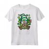 St Patrick Lucky Gnome Peace Funny Paddys Pattys Day Papà Uomini Maglietta - Regalo divertente per Giorno di San Patrizio - Costume Irlandese