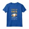 Maglietta Barbecue Divertente Regalo Papà Grigliatore - Sono un Papà Grigliatore Giusto un Papà Normale Solo più Figo - Ideale per Compleanno - Marca HapTiger
