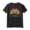 Best Cat Dad Ever Vintage T-shirt - Funny Cat Daddy Gift for Fathers Day - Ideal for Christmas or Birthdays