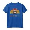 Best Cat Dad Ever Vintage T-shirt - Funny Cat Daddy Gift for Fathers Day - Ideal for Christmas or Birthdays