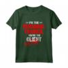 Maglietta I'm The Personal Trainer You're the Client Victim - Ideale Regalo per l'Allenatore Personale - Amante dell'Allenamento