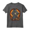 Piccolo Munsterlander Pointer Dog Halloween Graphic Tees Maglietta - Divertente T-shirt Grafica Vintage per Halloween - Ideale per Uomini, Donne e Bambini