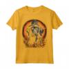 Piccolo Munsterlander Pointer Dog Halloween Graphic Tees Maglietta - Divertente T-shirt Grafica Vintage per Halloween - Ideale per Uomini, Donne e Bambini