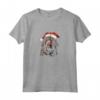 T-shirt con grafica natalizia Munsterlander Pointer - Maglietta divertente per regalo di Natale per uomini, donne e bambini