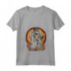 Piccolo Munsterlander Pointer Dog Halloween Graphic Tees - Maglietta Personalizzata con Collo a V per Uomini, Donne, Ragazzi e Ragazze - Divertente e Carina per Halloween