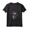 Donna Funny Proud Piccolo Munsterlander Pointer American Flag Cane Maglietta con Collo a V - Ideale per Festeggiare le Festività Americane con Stile