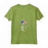 Donna Funny Proud Piccolo Munsterlander Pointer American Flag Cane Maglietta con Collo a V - Ideale per Festeggiare le Festività Americane con Stile