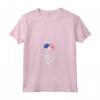 Donna Funny Proud Piccolo Munsterlander Pointer American Flag Cane Maglietta con Collo a V - Ideale per Festeggiare le Festività Americane con Stile