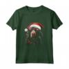 T-shirt con Grafica Natalizia Munsterlander Pointer - Misura Piccola Canotta - Regalo Divertente di Natale per Uomini e Donne