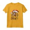 T-shirt con Grafica Natalizia Munsterlander Pointer - Misura Piccola Canotta - Regalo Divertente di Natale per Uomini e Donne