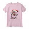 T-shirt con Grafica Natalizia Munsterlander Pointer - Misura Piccola Canotta - Regalo Divertente di Natale per Uomini e Donne