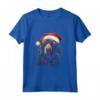 T-shirt con Grafica Natalizia Munsterlander Pointer - Misura Piccola Canotta - Regalo Divertente di Natale per Uomini e Donne