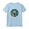 Piccolo Munsterlander Pointer Notte Stellata - Maglietta con Fantastico Dipinto di Cane - Regalo per Amanti dei Cani a Natale, Ringraziamento o Compleanni