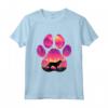 Piccolo Munsterlander Pointer Paw Mamma Papà Cane Amante - Maglietta Mountain Silhouette per Amanti dei Cani - Regalo per Natale, Ringraziamento, San Valentino o Compleanni