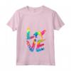 Donna Piccolo Puntatore Munsterlander Tie Dye Love Dog Mom Dad Maglietta - Regalo per Cane - Ideale per Compleanni o Natale