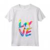 Donna Piccolo Puntatore Munsterlander Tie Dye Love Dog Mom Dad Maglietta - Regalo per Cane - Ideale per Compleanni o Natale