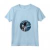 Donna Piccolo Munsterlander Pointer Notte Stellata Pittura Maglietta con Collo a V - Regalo Cane Divertente per Amanti dei Cani - Perfetto per Natale o Compleanni
