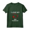 Donna Amo il mio piccolo cane di razza Munsterlander Pointer - Elegante Maglietta per Amante dei Cani - Ideale per Uomo o Donna