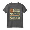 Life Better con Munsterlander Pointer - Maglietta vintage per genitori amanti dei cani - Regalo divertente per Natale o compleanno