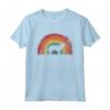 Piccolo Munsterlander Pointer Vintage Rainbow Dog Maglietta - Regalo per Amanti dei Cani - Compleanni, Natale, Ringraziamento