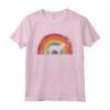 Piccolo Munsterlander Pointer Vintage Rainbow Dog Maglietta - Regalo per Amanti dei Cani - Compleanni, Natale, Ringraziamento