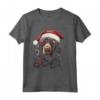 T-shirt Natalizia Cane Munsterlander Pointer - Regalo Divertente di Natale per Tutti - Maglia a Manica Piccola Inclusa