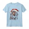 T-shirt Natalizia Cane Munsterlander Pointer - Regalo Divertente di Natale per Tutti - Maglia a Manica Piccola Inclusa