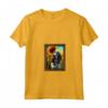 Donna Piccolo Munsterlander Pointer Pittura Girasole Fiore Mamma Wo Maglietta con Collo a V - Regalo Unico per Amanti dei Cani - Ideale per Natale, Compleanno o San Valentino
