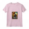 Donna Piccolo Munsterlander Pointer Pittura Girasole Fiore Mamma Wo Maglietta con Collo a V - Regalo Unico per Amanti dei Cani - Ideale per Natale, Compleanno o San Valentino