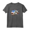 HapTiger Fighter Jet Portrait Logo Maglietta - Officially Licensed Apparel for Aviation Enthusiasts - 19PMTG00023A-002 Included