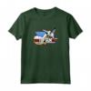 HapTiger Fighter Jet Portrait Logo Maglietta - Officially Licensed Apparel for Aviation Enthusiasts - 19PMTG00023A-002 Included