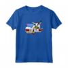 HapTiger Fighter Jet Portrait Logo Maglietta - Officially Licensed Apparel for Aviation Enthusiasts - 19PMTG00023A-002 Included