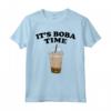 Boba Tea Funny It's Boba Time Maglietta - Bubble Tea Lover Tee for Boba Time Enthusiasts