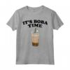 Boba Tea Funny It's Boba Time Maglietta - Bubble Tea Lover Tee for Boba Time Enthusiasts