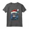 Pixie Bob Cat Christmas Graphic Tee per Uomo Donna - Maglia a Manica Divertente Regalo di Natale