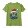 Pixie Bob Cat Christmas Graphic Tee per Uomo Donna - Maglia a Manica Divertente Regalo di Natale