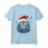 Pixie Bob Cat Christmas Graphic Tee per Uomo Donna - Maglia a Manica Divertente Regalo di Natale