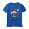 Pixie Bob Cat Christmas Graphic Tee per Uomo Donna - Maglia a Manica Divertente Regalo di Natale