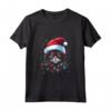 Pixie Bob Cat Christmas Graphic Tee - Divertente Maglietta Natale per Uomo e Donna - Regalo Vintage Carino