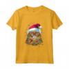 Pixie Bob Cat Christmas Graphic Tee - Divertente Maglietta Natale per Uomo e Donna - Regalo Vintage Carino