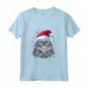 Pixie Bob Cat Christmas Graphic Tee - Divertente Maglietta Natale per Uomo e Donna - Regalo Vintage Carino
