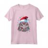 Pixie Bob Cat Christmas Graphic Tee - Divertente Maglietta Natale per Uomo e Donna - Regalo Vintage Carino