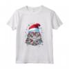 Pixie Bob Cat Christmas Graphic Tee - Divertente Maglietta Natale per Uomo e Donna - Regalo Vintage Carino