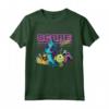 Disney and PIXAR's Monsters, Inc. Scare Squad Video Game Maglietta - Official HapTiger Merchandise for Boys, Girls, Men, and Women
