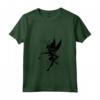 HapTiger Peter Pan Tinker Bell Pixie Dust Silhouette Maglietta con Collo a V - Officially Licensed Disney Apparel for Fans