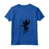 HapTiger Peter Pan Tinker Bell Pixie Dust Silhouette Maglietta con Collo a V - Officially Licensed Disney Apparel for Fans